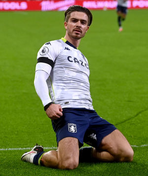 Aston Villa's Jack Grealish celebrates