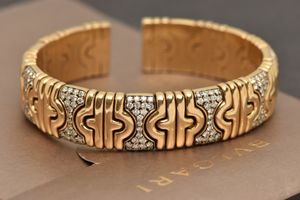 A vintage Bulgari Parentesi cuff bracelet, sold at £9,600