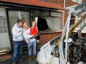 Supporting image for story: Family's terror after arson attack