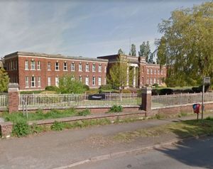 The former Blue Bird Factory still stands in Hunnington. Photo: Google