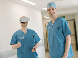 Supporting image for story: New VR glasses at Oswestry hospital to create exotic climes for patients during surgery