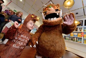 Jack Earl-Jones from Chirk dressed as Stick Man