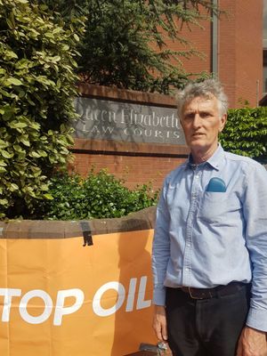 Barry Mitchell outside Birmingham Crown Court