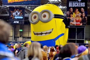 A huge inflatable minion