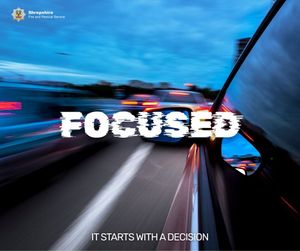 Shropshire Fire and Rescue Service has launched a road safety campaign. Pic: SRFS