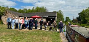Stourbridge u3a group at Llanymynech Canal Wharf