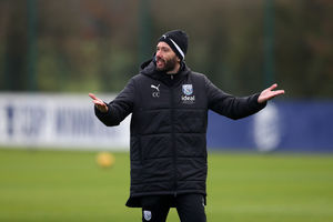 Carlos Corberan on the training field (Photo by Adam Fradgley/West Bromwich Albion FC via Getty Images).