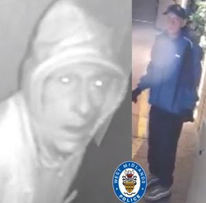 West Midlands Police have released this image of a man it said it wants to speak to. Photo: West Midlands Police