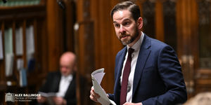 Alex Ballinger in Parliament