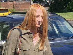Kimberley Cookson outside Dudley Magistrates Court