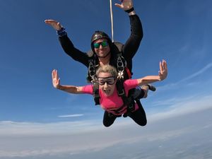 Supporting image for story: Skydive in memory of Stourbridge schoolboy who died from brain cancer raises £900 for charity