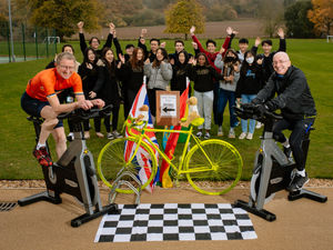 Supporting image for story: And they're off! Shropshire college principal kicks off virtual cycle fundraiser to Ethiopia