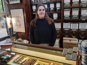 Samantha Turner helps run Aroma of Shrewsbury. It is situated in St Mary's Place, which saw the most parking fines issues in 2024/25. Picture: LDRS
