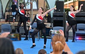 Dancers at the 'Charltonbury' community festival hosted by the Charlton School in Wellington.