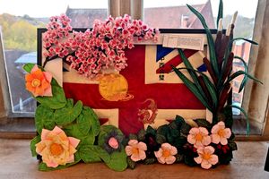 The exhibit features around 130 submissions from entrants of all ages