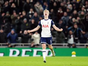Supporting image for story: Lucas Bergvall makes most of reprieve to give Tottenham advantage over Liverpool