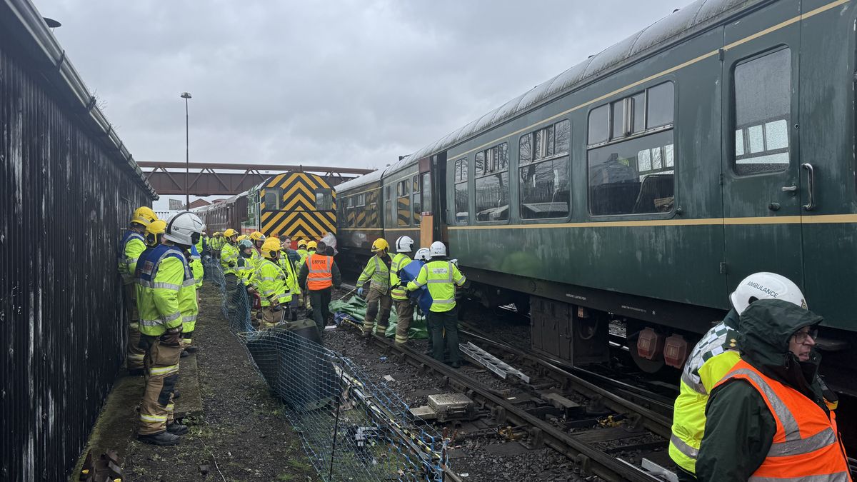 Severn Valley Railway hosts major exercise to test emergency response plans at station