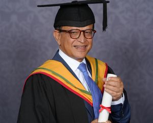 Nikhil Seth was one of many honoured by the university