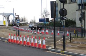 Motorists exiting the Bilston Street Island are unable to turn into Pipers Row currently