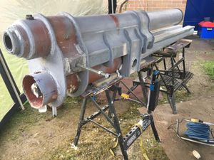 The replica artillery gun  