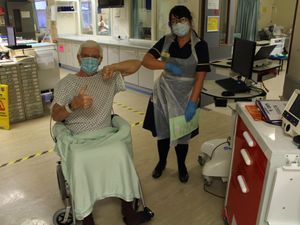 Supporting image for story: Walsall hospital patients get jab  