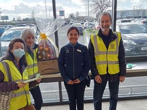 Supporting image for story: Newport's Giant Easter Egg charity raffle is under way 
