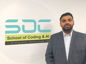 Manny Athwal - founder and CEO of Wolverhampton's School of Coding & AI