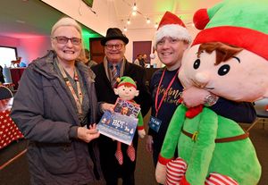 Dan Lee with Anita Stanley and her husband Imre.