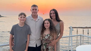 Tyler and Chloe with their children Rowan and Aubree