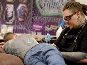 Supporting image for story: Video and pictures: Telford tattoo festival celebrates craft