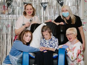 Supporting image for story: Four generations come together to celebrate Betty's 100 year milestone