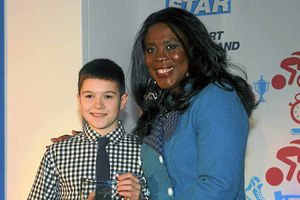 Young Sports Person award presented to Jake Watson by Tessa Sanderson