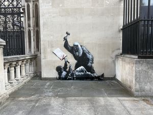 Supporting image for story: Banksy mural reported as criminal damage and set to be removed