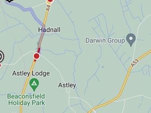 Supporting image for story: A49 north of Shrewsbury 'likely to be closed until Friday' after burst water main