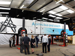 Supporting image for story: TotalKare welcomes next-gen Van Hool coach to mark 30-year Arriva Bus and Coach partnership