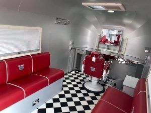 Inside the Egerton's Rocket Airstream