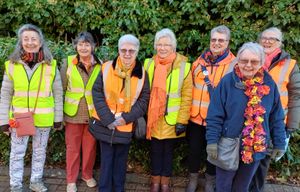 Newport Inner Wheel glows orange