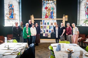 Art Road Trip (National Gallery) partners with Creative Black Country and whg (Walsall Housing Group) for 2 weeks of creative sessions taking the National Gallery on the Road. Image by Dee Patel