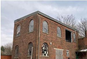 The 19th century fomer warehouse building in Brierley Hill