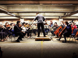 Supporting image for story: Orchestra set to turn a Birmingham car park into a venue for weekend event