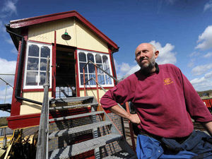 Supporting image for story: First class restoration job on signal box at Chasewater Railway