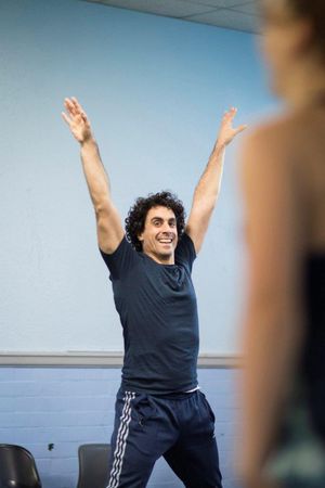 Matilda cast members during their first day of rehearsals. Pic: Helen Maybanks