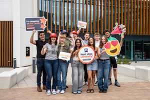 There were big celebrations at Stafford College
