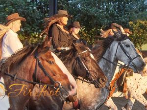 Supporting image for story: Yeehaw! Hats off to UK's first western-style all girl riding group based in Staffordshire