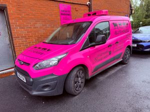 The Butcheress van - the Hagley-based business was known for its distinctive pink vans