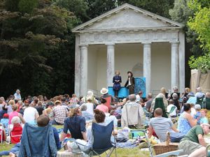 Supporting image for story: Alice in Wonderland being performed in Birmingham's Botanical Gardens