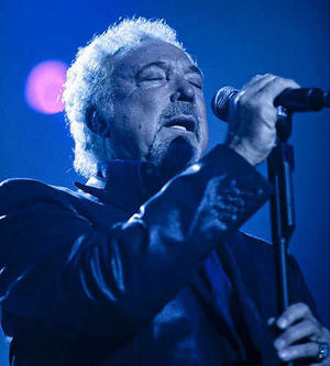 Supporting image for story: Tom Jones and fans at the LG Arena
