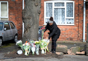 Floral tributes are being left to the teenagers