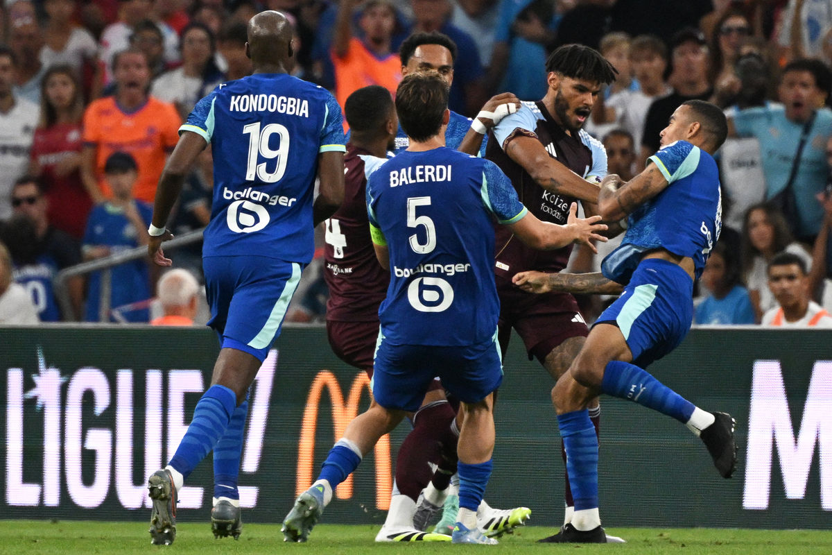 Aston Villa and Marseille play out feisty ‘pre-season’ clash
