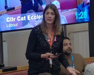 Cllr Cat Eccles MP told Dudley councillors she seen bad behaviour by parking wardens for herself. Picture Dudley MBC/Youtube free for LDRS use